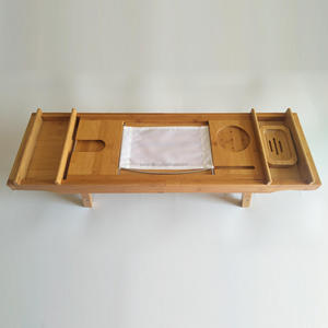 Gỗ tự nhiên mở rộng sang trọng tre bồn tắm bồn tắm <span class=keywords><strong>Caddy</strong></span> - Product Image 2