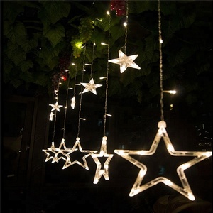 Luci <span class=keywords><strong>a</strong></span> Cascata <span class=keywords><strong>a</strong></span> <span class=keywords><strong>LED</strong></span> per Esterni <span class=keywords><strong>a</strong></span> Forma di Stella, Decorazione Natalizia, <span class=keywords><strong>Tenda</strong></span> <span class=keywords><strong>Luminosa</strong></span> <span class=keywords><strong>a</strong></span> <span class=keywords><strong>LED</strong></span> per Soffitto - Product Image 3