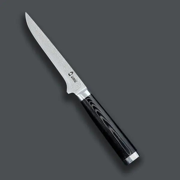 6 " faca de desossar, Damasco faca com o espanhol micarta handle