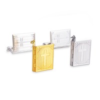 Collier avec médaillon de livre de style vintage, délicat, avec un endroit secret pour cacher des photos, collier de bibliothécaire, bijoux, boîte à photos
