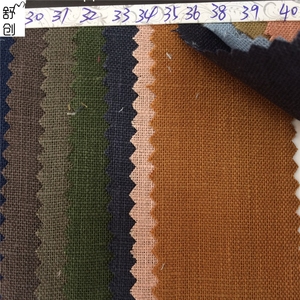 Китайская 100% льняная ткань для рубашек, платьев, подушек и диванов, однотонная окрашенная ткань для девочек и мальчиков, экспортируется в Индию - Product Image 4