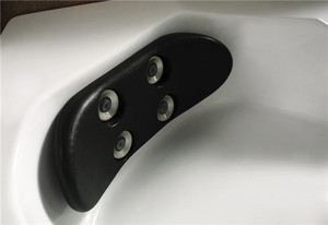 Bañera de hidromasaje 2 personas interior acrílico Acero inoxidable calentador bañera masaje térmico turmalina masaje <span class=keywords><strong>cama</strong></span> fibra de vidrio independiente - Product Image 3