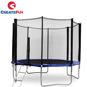 <span class=keywords><strong>Trampoline</strong></span> de haute qualité CreateFun avec filet, <span class=keywords><strong>trampoline</strong></span> d'extérieur pour <span class=keywords><strong>la</strong></span> vente de trampolines, disponible en tailles 6/8/10/12/14/16 pieds - Product Image 3