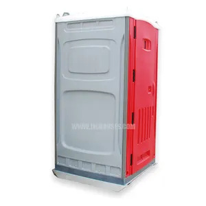 Flush western style HDPE red bio toilet for Thailand Saudi Arabia,russian bath wc wholesale portable chemical toilet