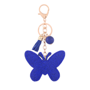 LLavero de oro joyería rhinestone mariposa minions llavero nuevos productos frescos llaveros - Product Image 5
