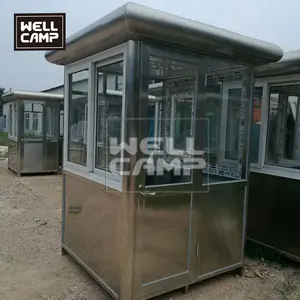 Stainless steel guard house simple and beautiful kiosk room