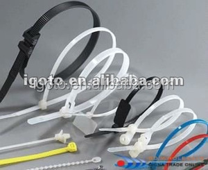 De plástico de China tie rap negro nylon 14 " nylon envuelve tamaños de nylon correas de sujeción - Product Image 6
