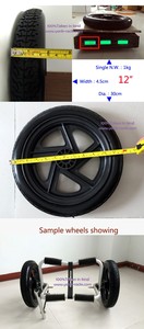 대형 <span class=keywords><strong>12</strong></span>인치 해변 카트 모래 바퀴 운반용 - Product Image 2
