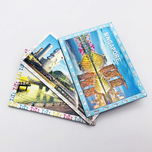 Aimants de réfrigérateur personnalisés en gros, imprimés en usine, souvenirs touristiques de Singapour, Merlion Park, <span class=keywords><strong>Marina</strong></span> Bay Sands - Product Image 2