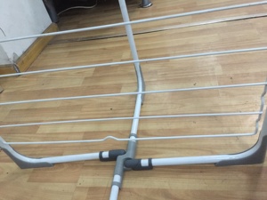 3 Tầng 30M Quần Áo Chéo Máy Sấy Có Thể Gập Lại Quần Áo Khô <span class=keywords><strong>Rack</strong></span> Khăn - Product Image 5