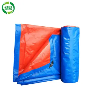 Lona de PE resistente a la rotura de 32x32ft 10x10m, lona de Pe impermeable con ojal