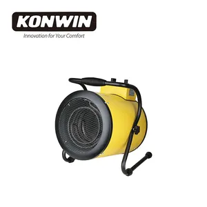 KONWIN elektrikli endüstriyel ısıtıcı 9000W yardımcı Fan ısıtıcı paslanmaz çelik garaj kullanımı için IFH02B-90