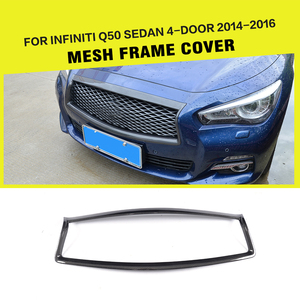 Xe Grill Carbon Fiber Lưới Khung Bìa cho Infiniti Q50 Sedan 4 Cửa 14-16 - Product Image 2