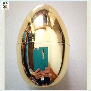 Quà Tặng Tiệc Phục Sinh Cho Trẻ Em Giá Rẻ HPC-3226 Trứng Nhựa Lớn Màu Vàng Kim - Product Image 3