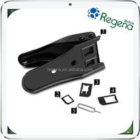 Coupe-carte SIM double 2 en 1 de haute qualité, Nano et Micro, pour Iphone, Samsung, HTC, Nokia