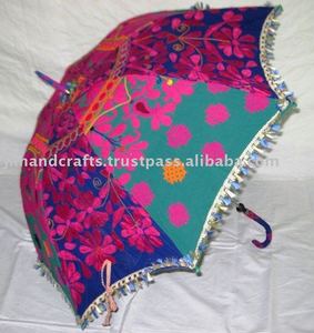 Al por mayor de algodón decorativo diseñador de las mujeres paraguas - Product Image 1