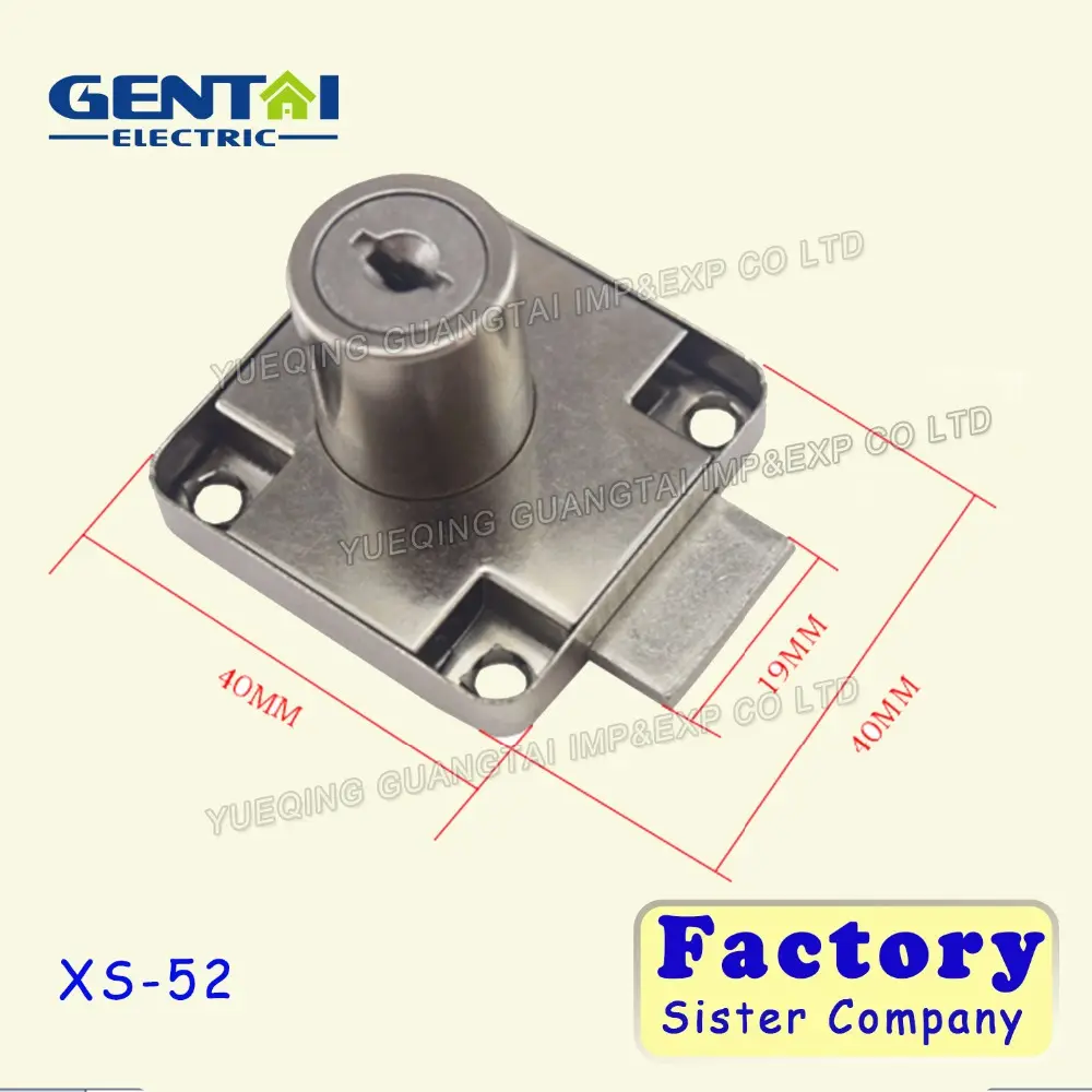 Güvenlik mobilya çekmece kilidi 138-32, xiaoboshi 138-22 ofis masası çekmece kilidi