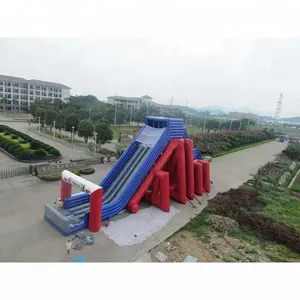 विशाल एशिया Inflatable बड़े फ्रीस्टाइल हिप्पो पानी स्लाइड Inflatable Freefall बिक्री के लिए स्लाइड