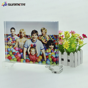 Hermosa Artesanía de Cristal Grupo Clase de Graduación Souvenir 3D Foto de Cristal Marco - Product Image 4