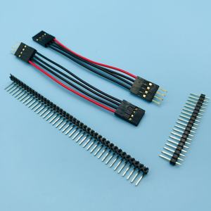 Altın kaplama 2 pin 2.54mm tek kafa kadın dupont kablosu pimleri ile - Product Image 2