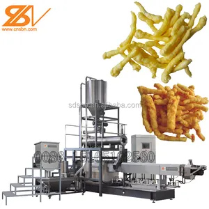 Automatische Cheetos Maïs Krul Kurkure Snacks Voedsel Extruder Making Machine