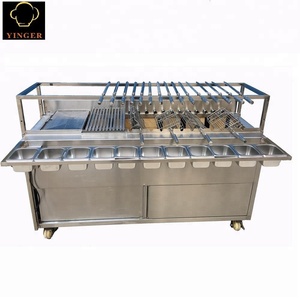 <span class=keywords><strong>Charbon</strong></span> de Bois En Acier inoxydable Torréfacteur Tournebroche <span class=keywords><strong>Barbecue</strong></span> Commercial Brésilien Tournebroche - Product Image 5