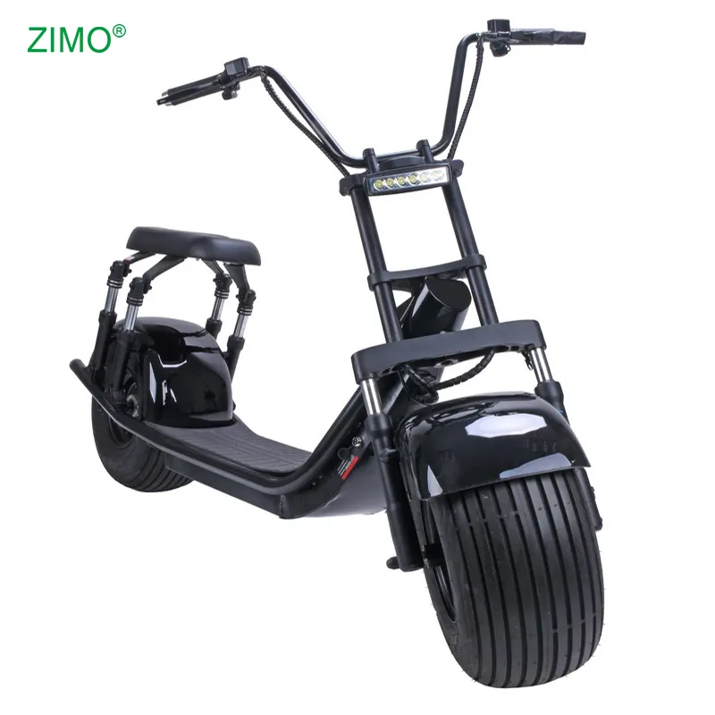 1500w Adult Seev 200kg Load EEC COC Electric Scooter Citycoco , Long Range Fat Tire Electric Motorcycle