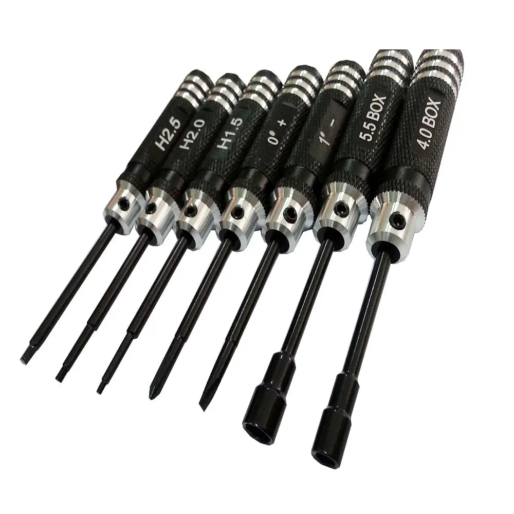 RC Tools 7pcs hex wrench screwdriver tool set for rc car boat and helicopter