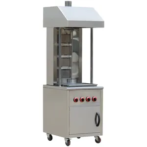 Commercial Shawarma Maker Automatic Gas Toaster Chicken Doner Grill Equipment Kebab Machine