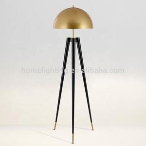 Lámpara de pie de tres patas, JLF-3092 Hotel, simple, redonda, con pantalla única de metal - Product Image 2