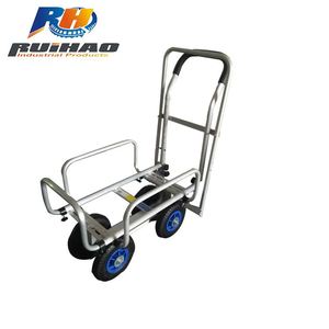 एल्यूमीनियम मिश्र धातु 4 पहिया <span class=keywords><strong>Foldable</strong></span> उपकरण गाड़ी तह हाथ ट्राली - Product Image 2