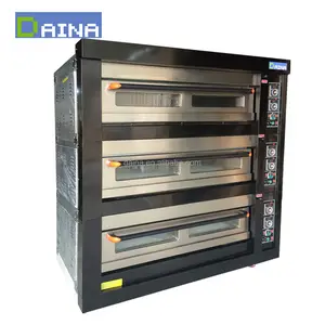 Lò Nướng Bánh Mì, Bakery Sử Dụng Gas/Điện Boong Lò, 3 Boong Lò Nướng Bánh