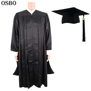 Fábrica <span class=keywords><strong>de</strong></span> venta directa moda maestro adulto graduación <span class=keywords><strong>batas</strong></span>, graduación soltero vestido, vestido académico - Product Image 1
