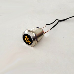 Lumière indicatrice personnalisée de 22 mm en métal étanche IP68 pour niveau d'huile/batterie/ABS/ESP/ direction de véhicule/phares antibrouillard - Product Image 2