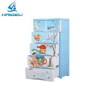 Cartoon Plastic Baby Drawers cabinet