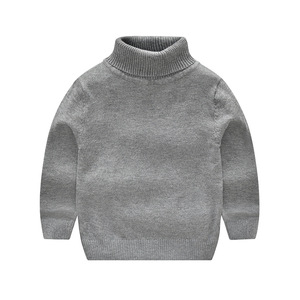 Bambini tinta unita in maglia per bambini 1-8 anni del bambino pullover delle ragazze caldo di natale dropshipping maglione - Product Image 2