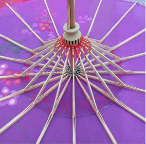 Wholesale custom japanese straight frame <strong>bamboo</strong>  <strong>paper</strong> <strong>umbrella</strong> with <strong>shaft</strong> <strong>bamboo</strong> handle ribs silk paper oil - Product Image 6
