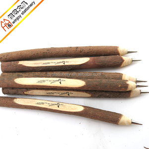 1 Màu Logo Lụa Cành pen Tự Nhiên gỗ cành bi bút Tree branch bóng điểm pen - Product Image 4