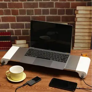 Computer keyboard shelf laptop monitor stand shelf for desk aluminum holder