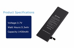 Shenzhen 0 cycle <span class=keywords><strong>batterie</strong></span> pour <span class=keywords><strong>iPhone</strong></span> <span class=keywords><strong>4</strong></span>/4S 5 5S 6 6 <span class=keywords><strong>s</strong></span> 7 7 P 8 X - Product Image 4