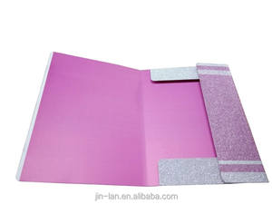 מפעל מותאם אישית סיטונאי איכות גבוהה נייר כיס אלסטי תיקייה - Product Image 3