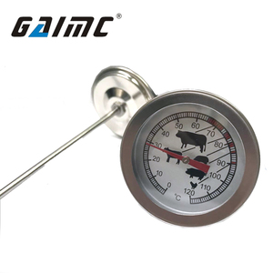 GAIMC GWSS स्टेनलेस स्टील डायल bimetal ओवन थर्मामीटर तापमान गेज - Product Image 4