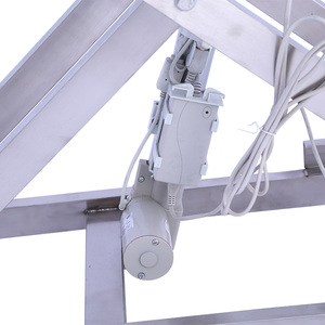 Table de toilettage électrique en acier inoxydable de haute qualité <span class=keywords><strong>pour</strong></span> animaux de compagnie, réglable en hauteur, alimentée par batterie, avec revêtement antidérapant en caoutchouc - Product Image 6