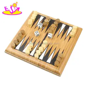 Großhandel billig Lernspiel Holz Backgammon Board für Kinder W11A070