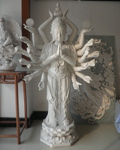 รูปปั้นพระโพธิสัตว์กวน<span class=keywords><strong>อิ</strong></span><span class=keywords><strong>ม</strong></span><span class=keywords><strong>ม</strong></span>ือสิบล้าน ทำจากหินอ่อนสีขาวแกะ<span class=keywords><strong>สลัก</strong></span>ด้วย<span class=keywords><strong>ม</strong></span>ือ - Product Image 5