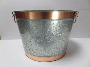 Vente chaude galvanisé seau à glace bière vin <span class=keywords><strong>champagne</strong></span> walker corona refroidisseur baignoire boire en métal - Product Image 2