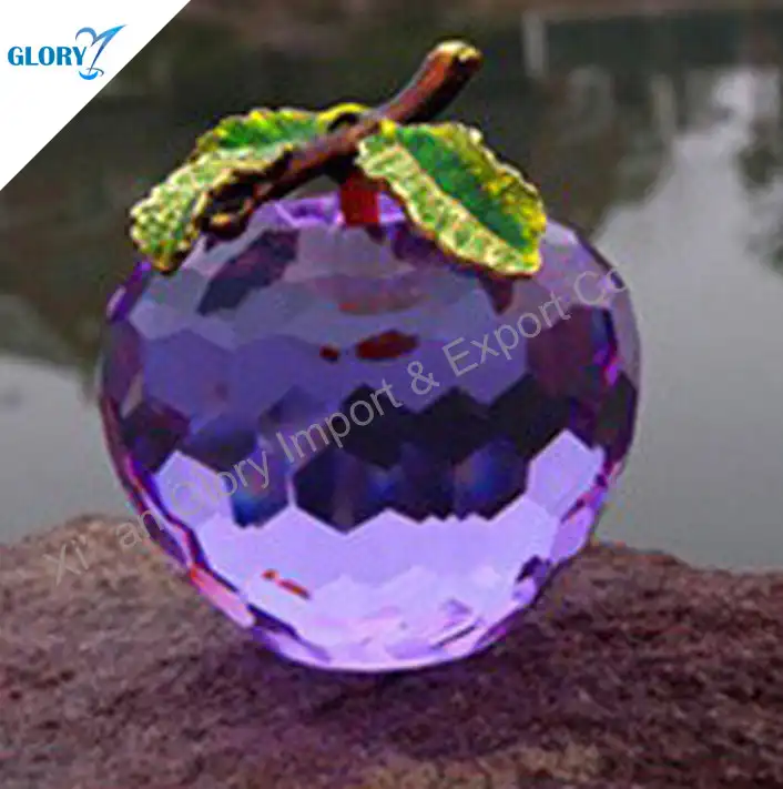 K9 de cristal violeta apple estatuilla