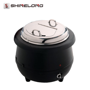 C106 Thép Không Gỉ <span class=keywords><strong>10L</strong></span> Điện Soup <span class=keywords><strong>Kettle</strong></span> Với Polycarbonate Nắp - Product Image 2