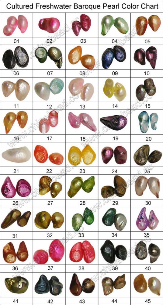 Naturel d'eau douce perle baroque, Perle baroque perles AAA de perles pour fabrication de collier