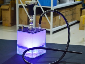 Narguile al por Mayor, Cachimba, Shisha LED, Importación de la Mejor Calidad, Cachimba Personalizada de Acrílico con LED, Cachimba Cuadrada - Product Image 5